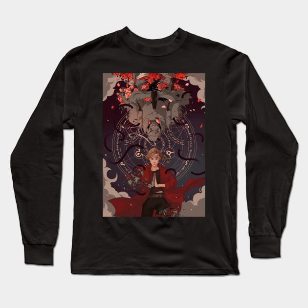 Full Metal Alchemist Long Sleeve T-Shirt by James Bates